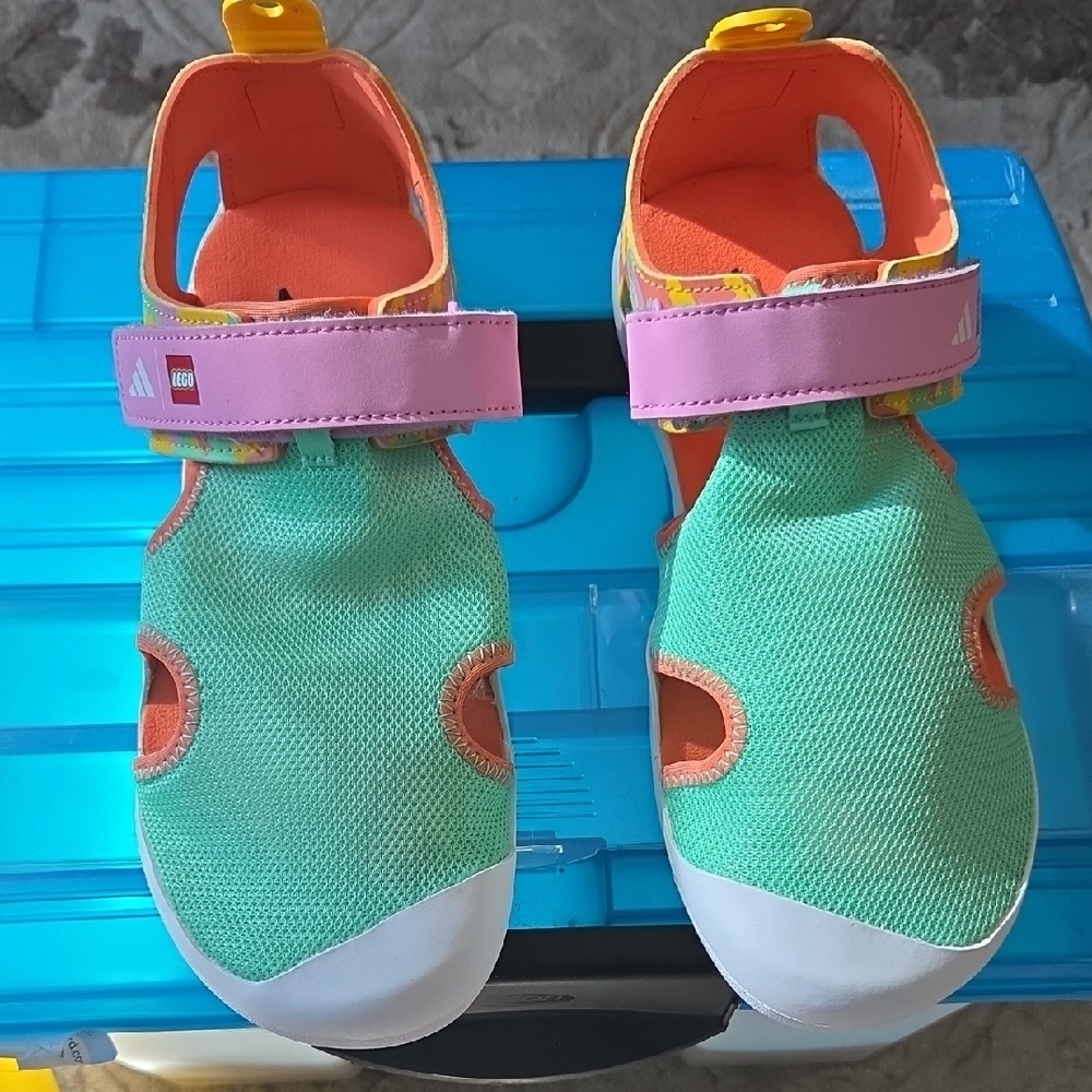Adidas Kids Mint and Pink Water Shoes